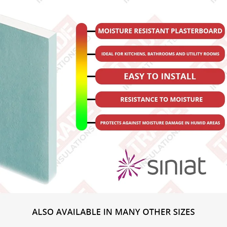 Siniat Moisture Boards Key Points